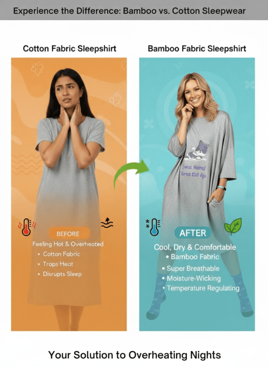 Alternative view of Cat Snooby Sleep Shirt