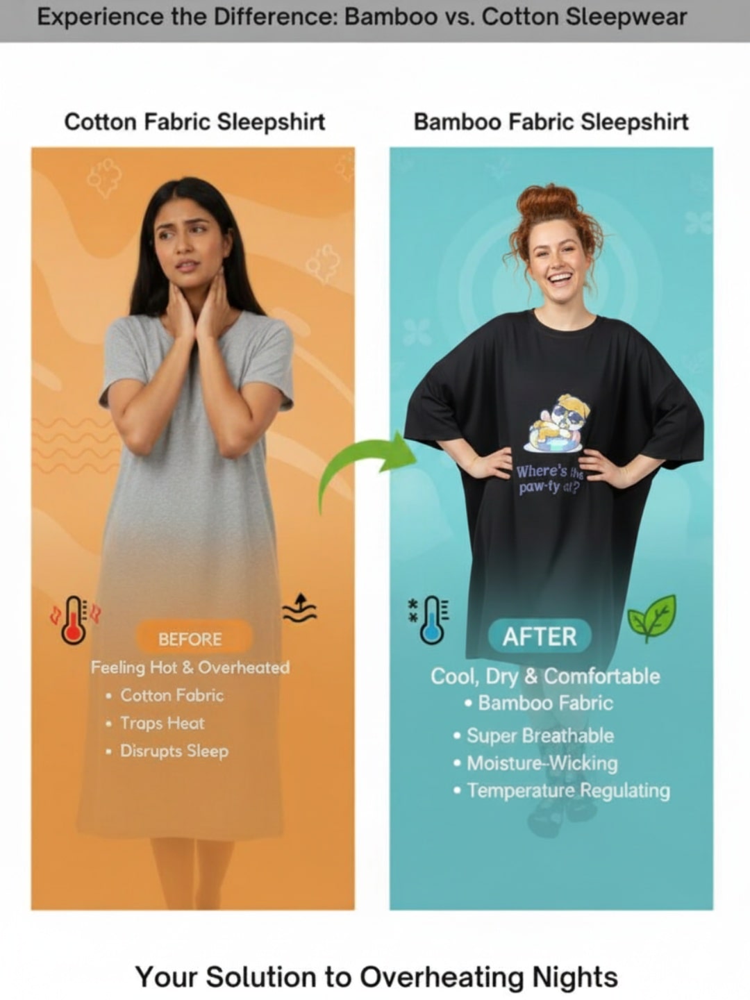 Alternative view of Party Pup Snooby Sleep Shirt