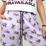 Relaxed Pug Unisex Pyjama Shorts