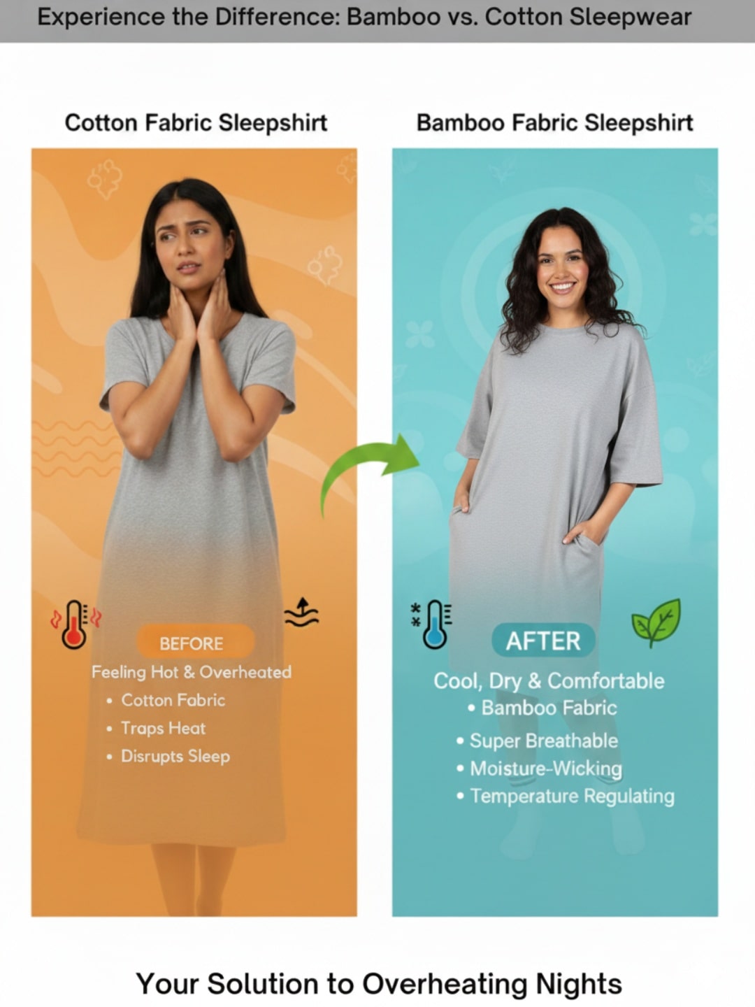 Alternative view of Grey Snooby Sleep Shirt