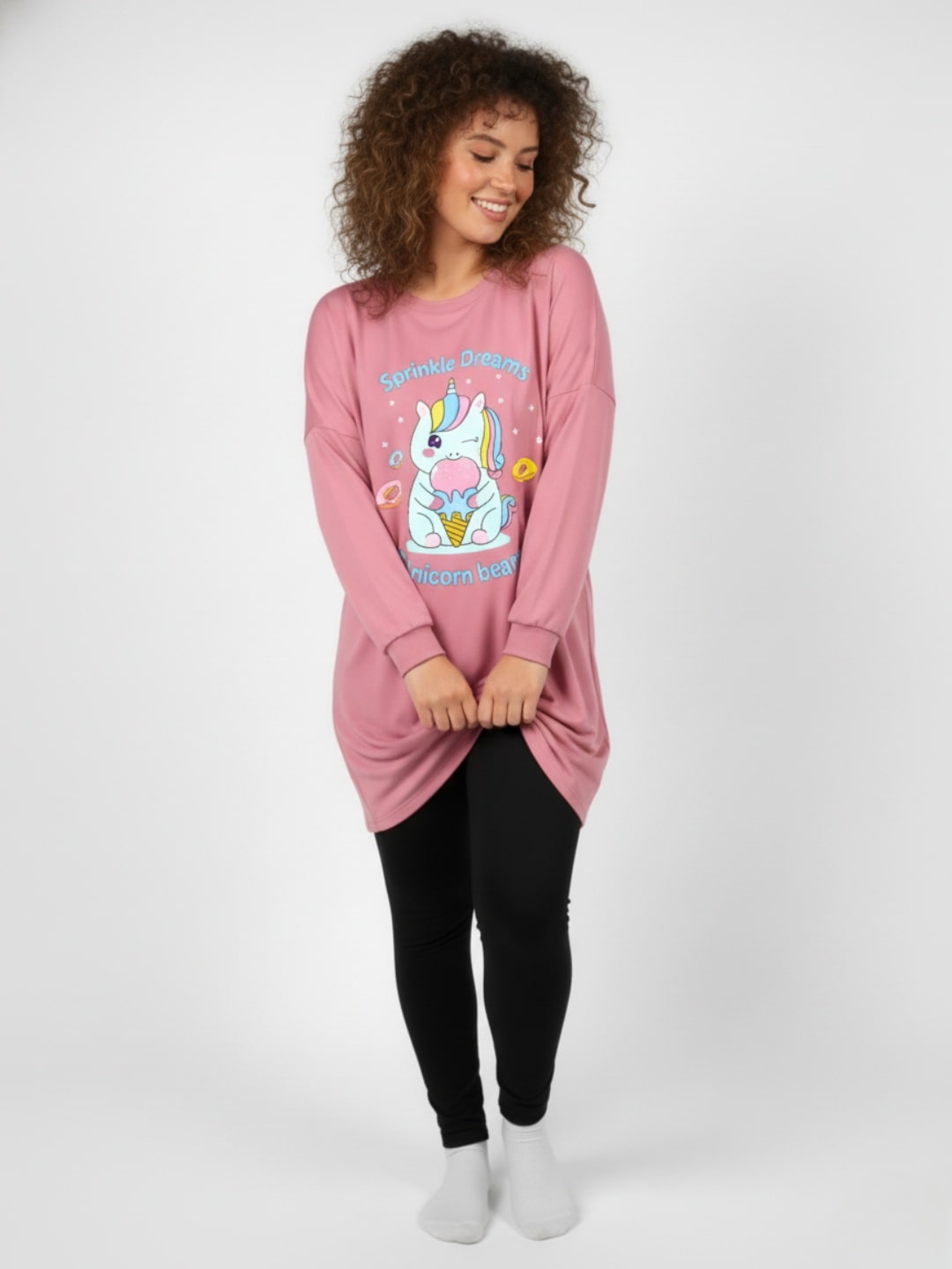 Unicorn Snooby Long Sleeve Sleepshirt