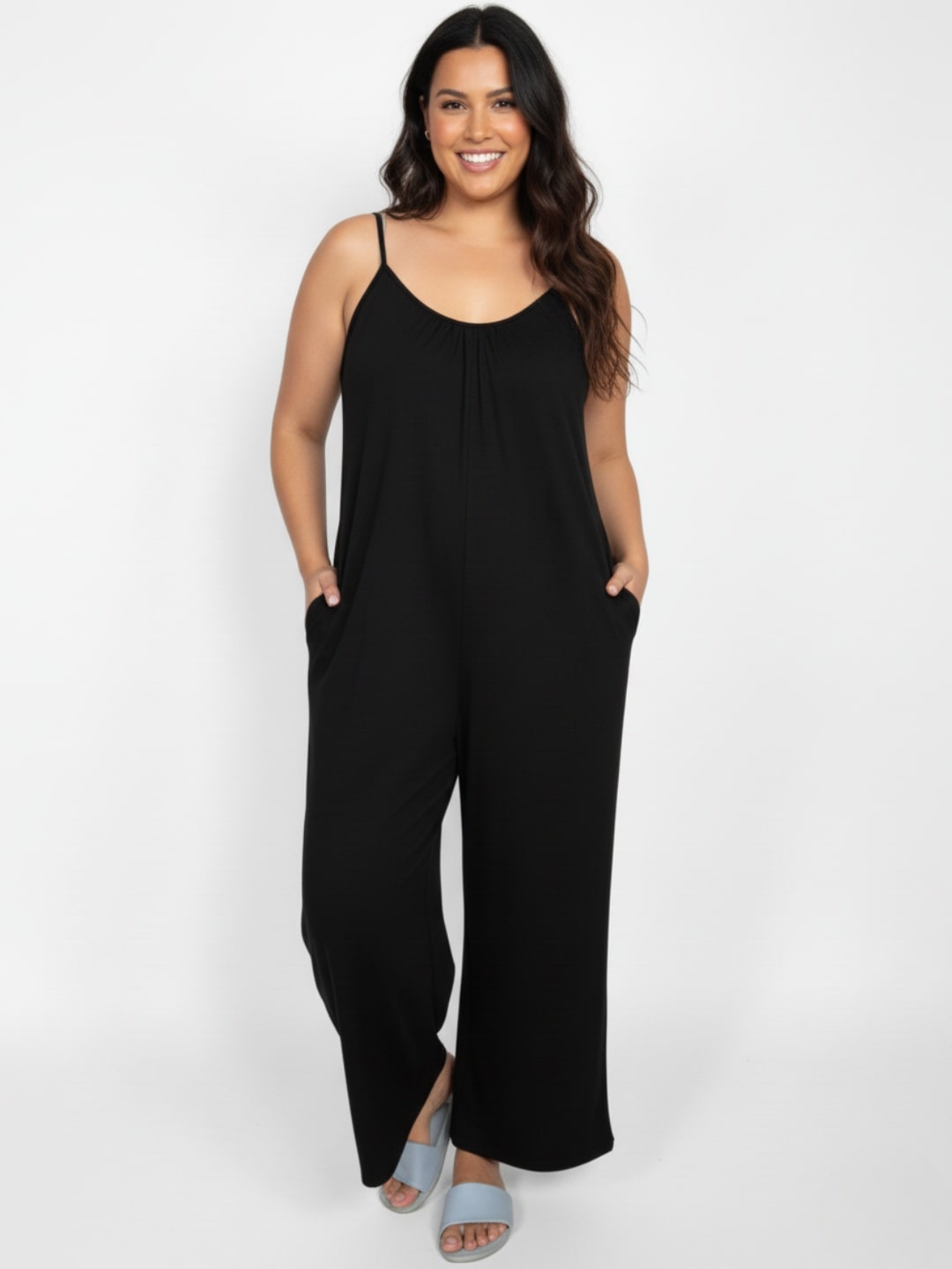 Bamboo Wide Leg Jumpsuit