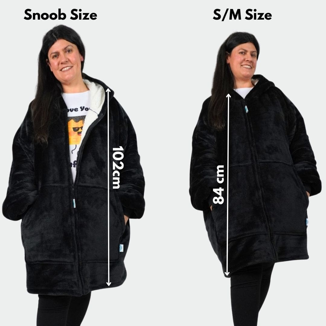Alternative view of Black Full Zip Snooby